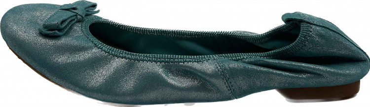 Балетки женские бирюзовые LUCA STEFANI 900141 NIVESH AZZURRO