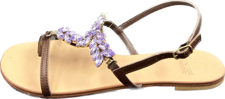 Nove Rose Lina 504 сандалии женские Marrone/LiLLA